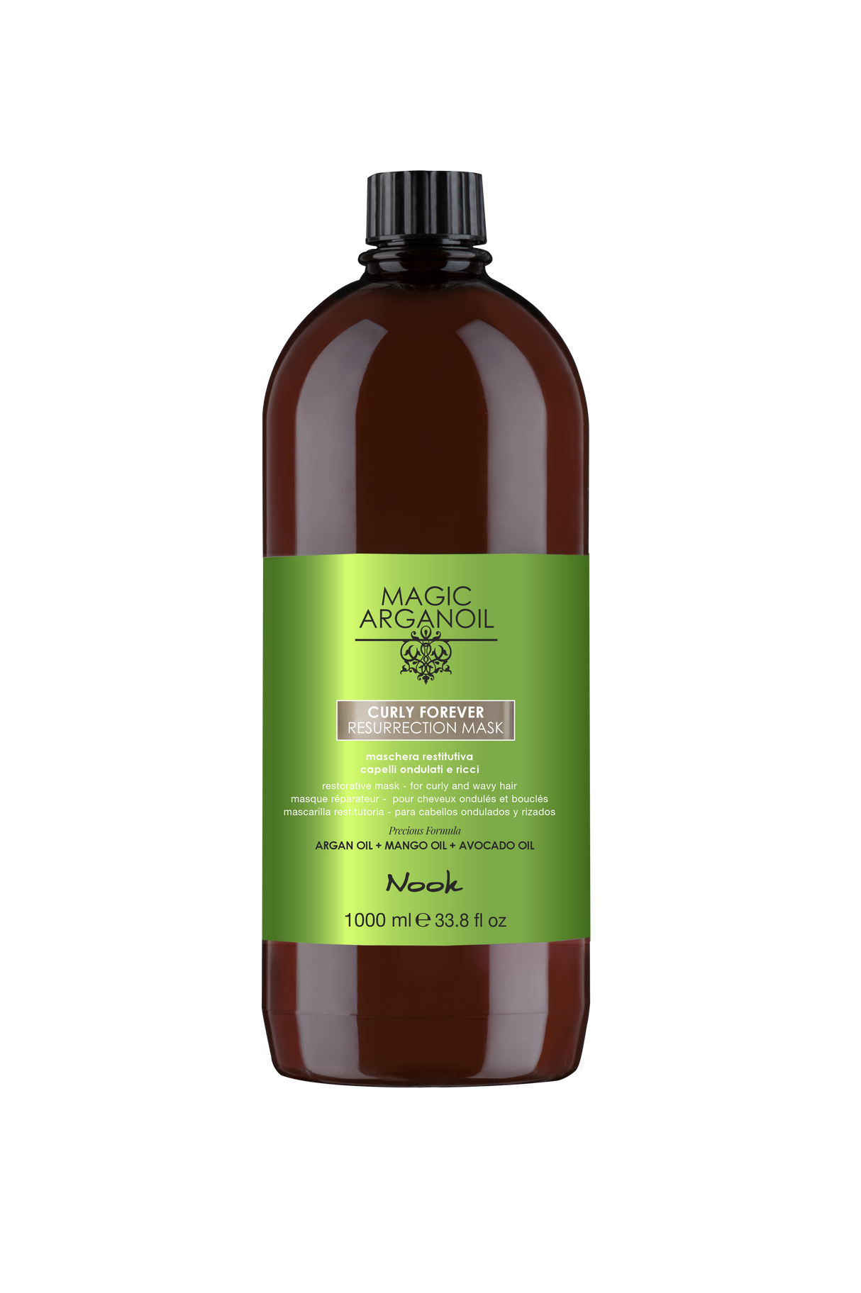 Nook Magic ArganOil Curly Forever Resurrection Mask – Masca Ultra-Regenerantă pentru Păr Creț și Ondulat