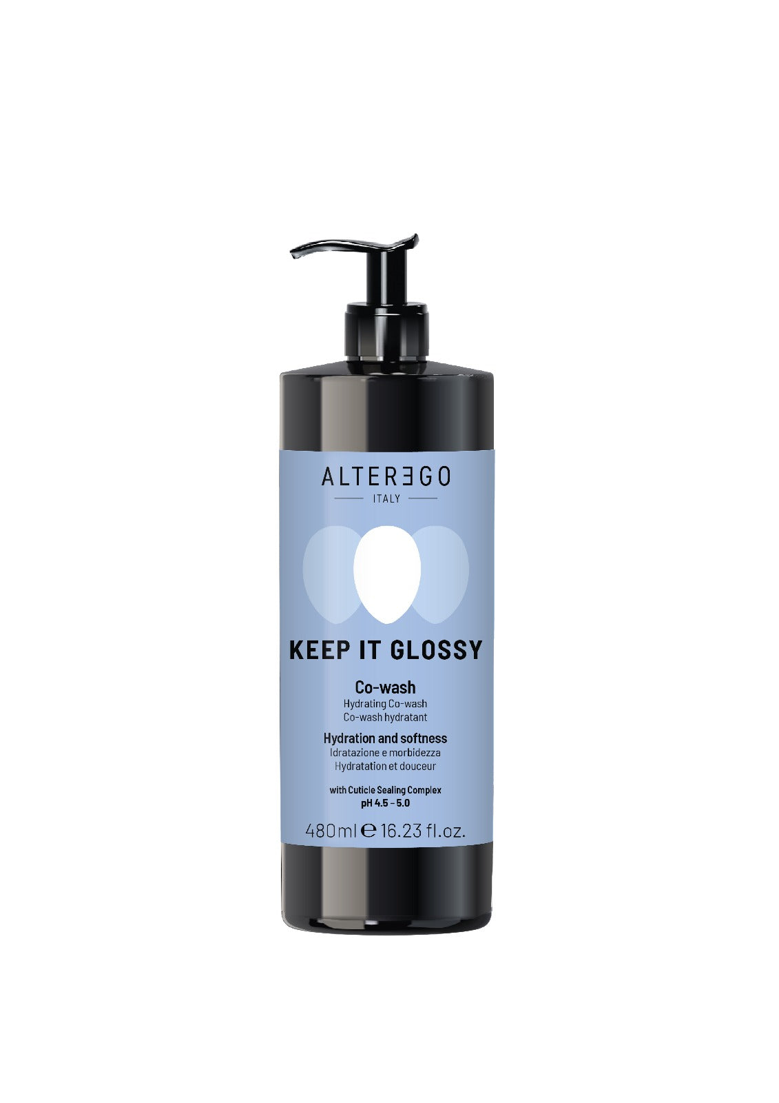 AlterEgo Keep It Glossy Co-Wash Cremă de Curățare Ultra-Blândă 480ml