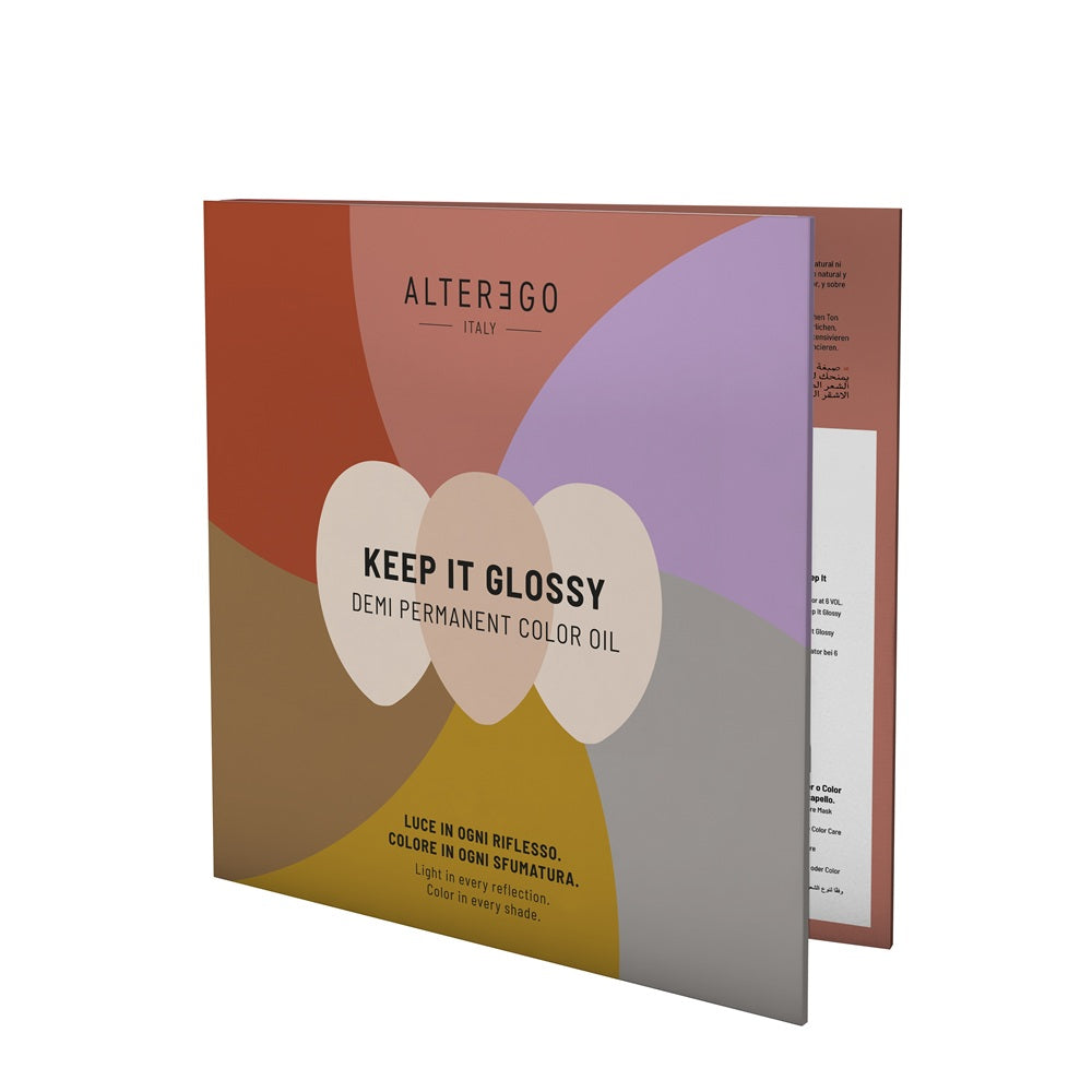 AlterEgo Catalog Culori Keep It Glossy 2025 – Inspirația ta pentru un păr strălucitor și plin de viață