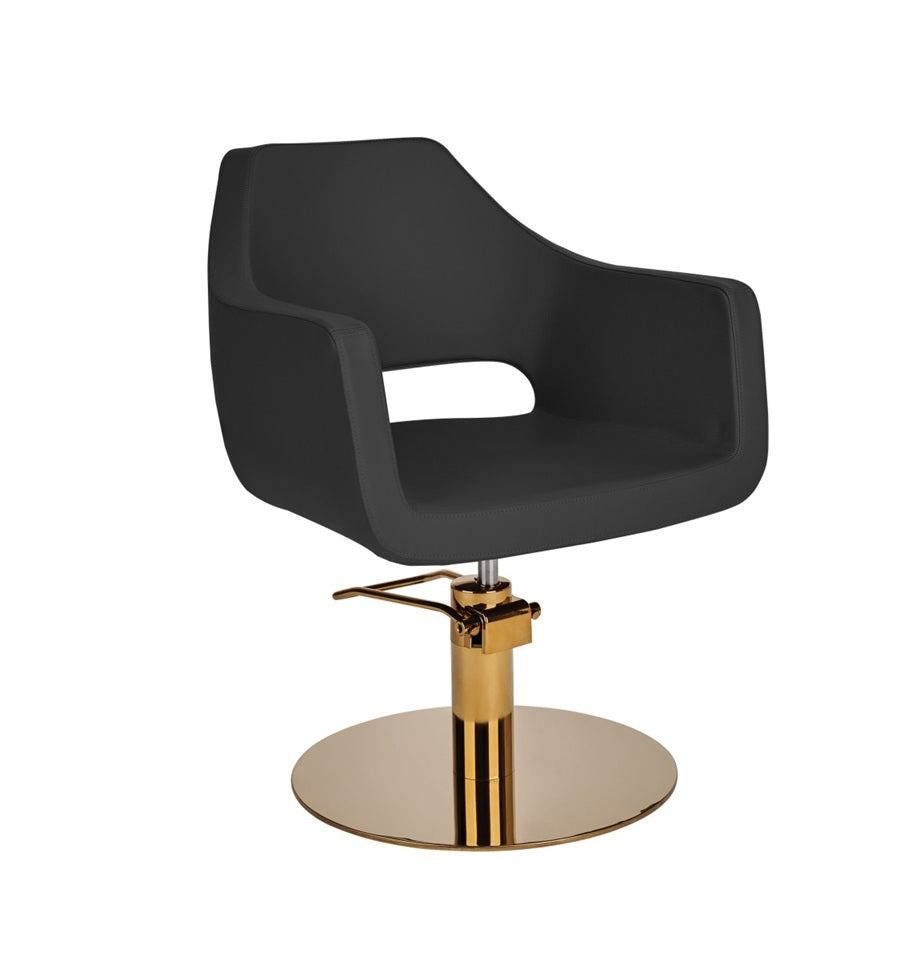 Ayala Marea G1 P-7 Scaun de Coafor cu Bază Rotundă Aurie