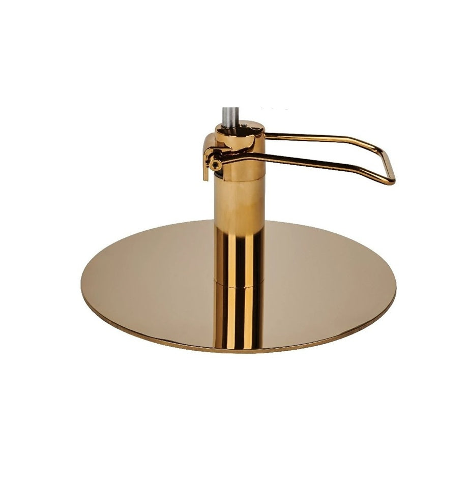 Ayala Pik G1 P-7 Scaun de Coafor Negru cu Bază Rotundă Aurie