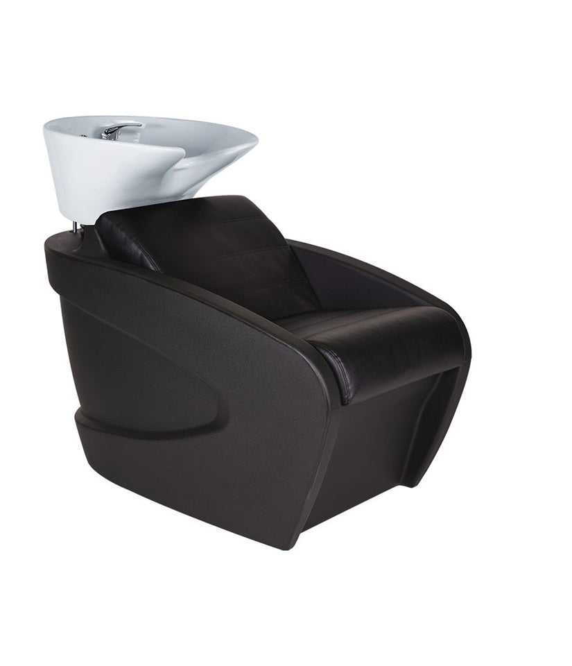 Ayala Vanity P-7 Unitate de Spălarecu Chiuvetă Albă și Carcasă Neagră