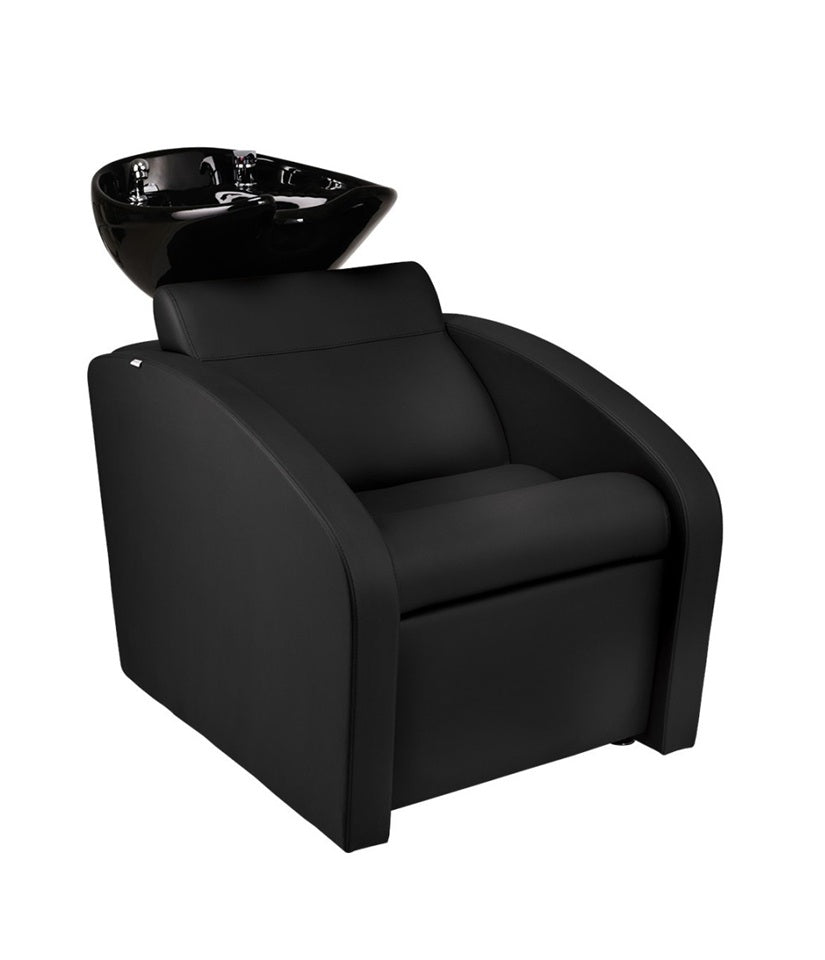 Ayala Comfort P-7 Unitate de Spălare Neagră cu Chiuvetă Neagră