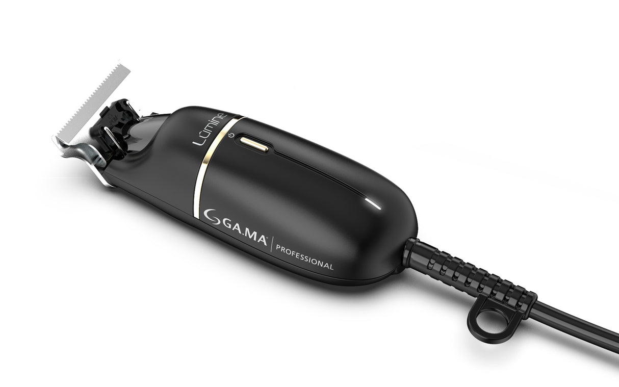 GA.MA Beetle Lumine Trimmer Profesional – Mașină de Contur cu Lamă Pro Sinterizată, 5800 rpm, Cord/Cordless, Autonomie 90 min și Design Compact