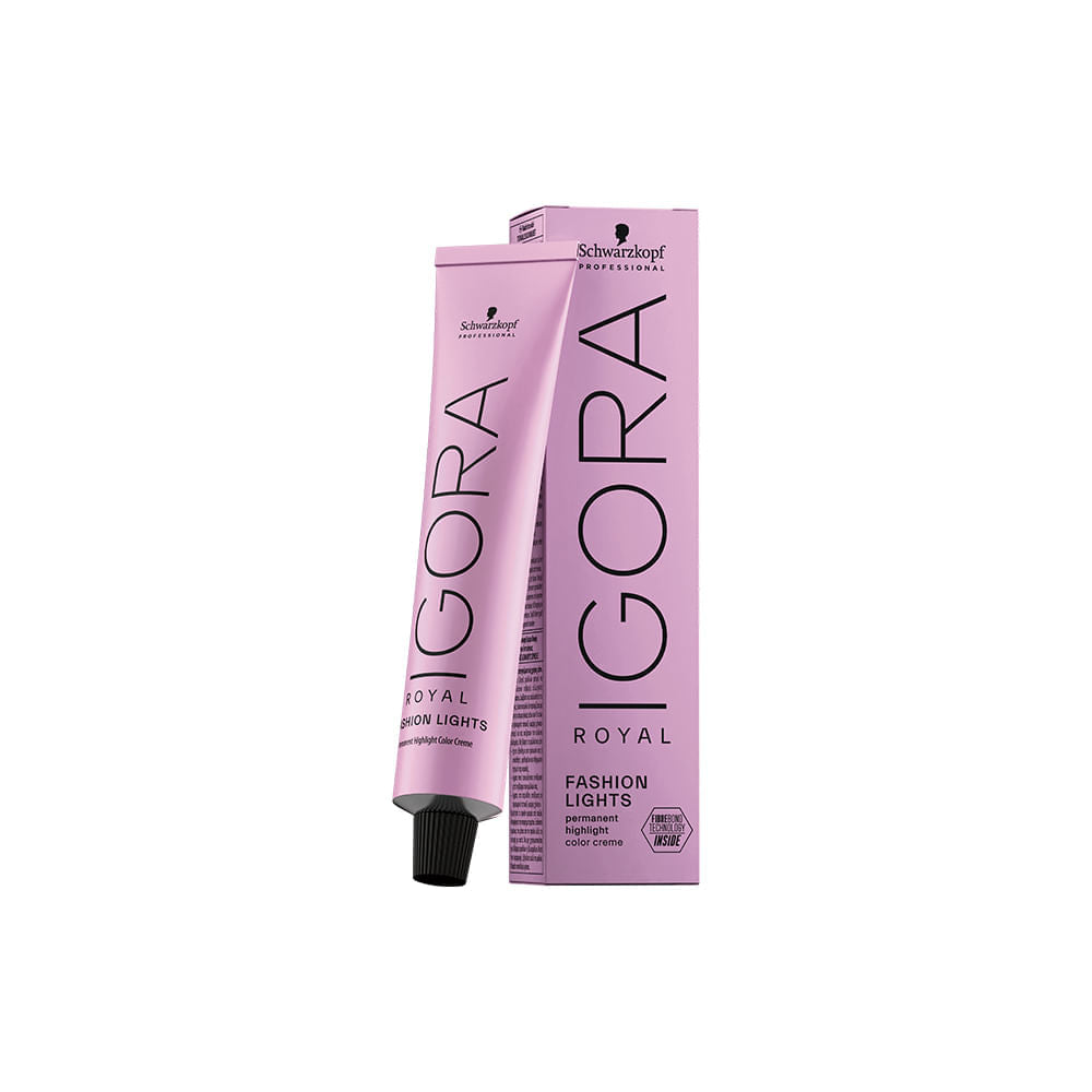 Schwarzkopf Professional Igora Royal Fashion Lights Vopsea de Păr Permanentă 60ml Culoare Strălucitoare și Rezistență