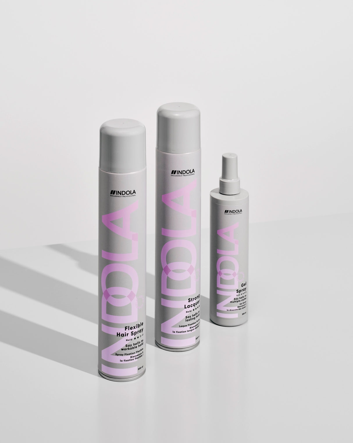 INDOLA Fixativ Flexible Hairspray – Fixare Elastică, Finish Natural & Protecție Termică până la 230°C 500ml