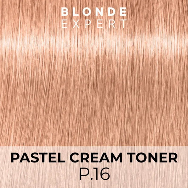 Indola Blonde Expert Pastel Cream Toner Vopsea De Păr Fără Amoniac– Ton pastelat cu reflexii metalice, pentru păr blond rafinat