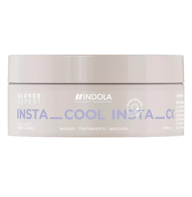 Indola Blonde Expert InstaCool Tratament Neutralizator 200ml – Revitalizare Intensivă pentru Blondul Tău, cu Pigmenți Violeți și Strălucire Elegantă