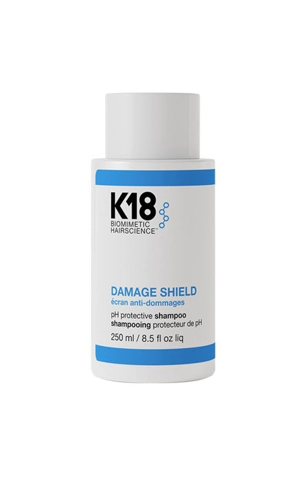 K18 Damage Shield Shampoo 250ml – Șampon protector cu pH optimizat pentru păr deteriorat, protecție culoare și efect anti-frizz