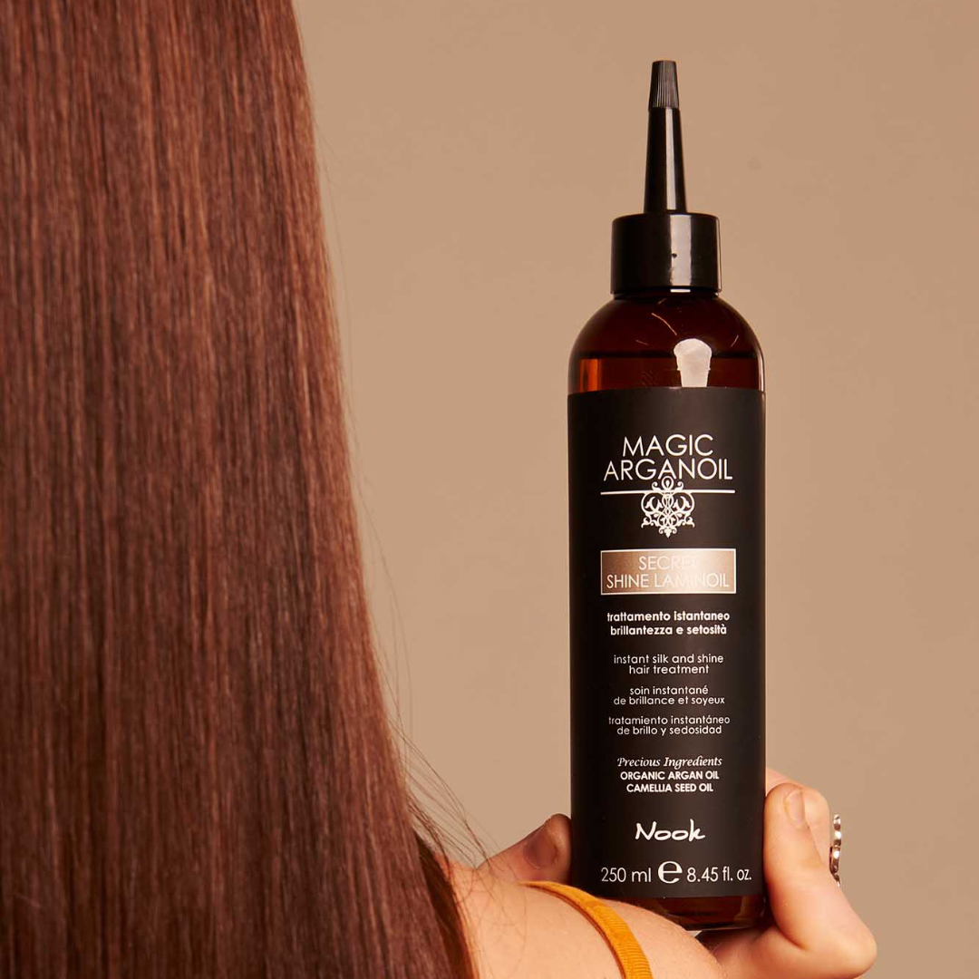 Magic ArganOil Secret Shine Laminoil – Tratament reparatoare pentru păr uscat și deteriorat