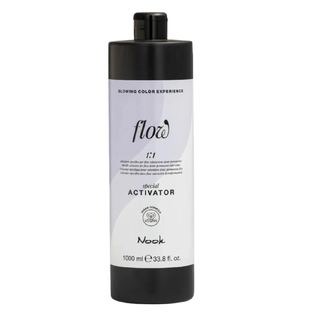 Nook Flow Activator 1000ml – Oxidant Activator Vegan Special pentru Colorarea Demi-Permanentă pe Bază de Ulei