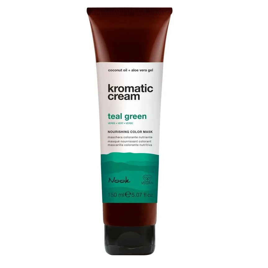 Nook Kromatic Cream 150ml – Cremă Profesională de Colorare cu Pigmenți Direcți, Fără Siliconi, cu pH Acid și Ingrediente Naturale