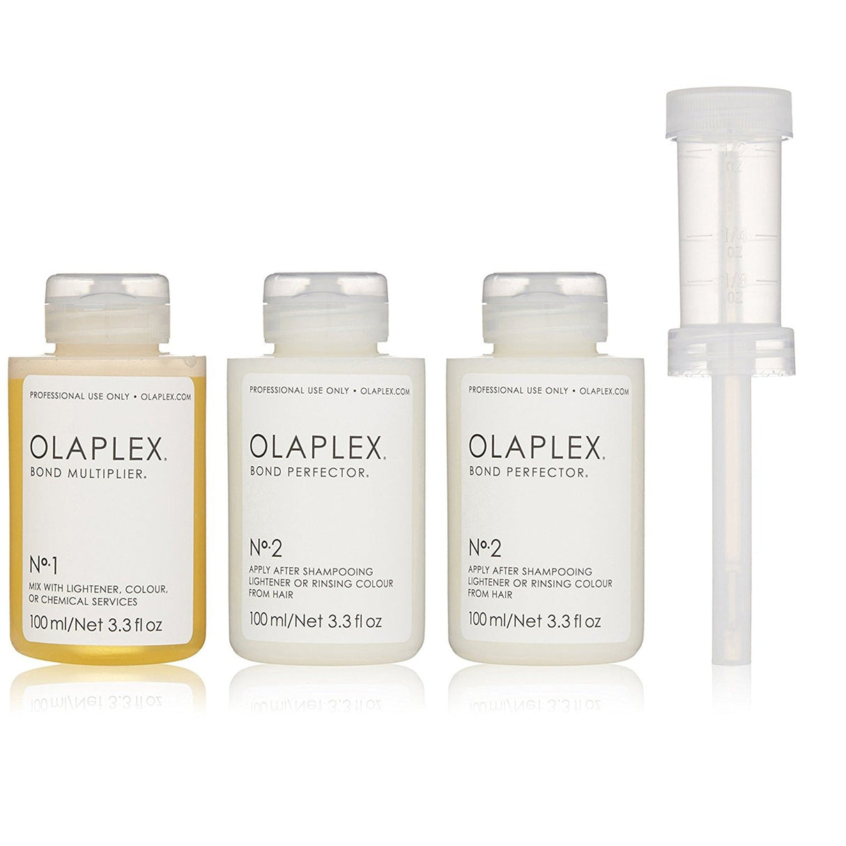 Olaplex Salon Travel Kit 3x100ml – Sistem Profesional de Reconstrucție Capilară cu Tehnologie Bond-Building™ pentru Blond Perfect și Păr Protejat