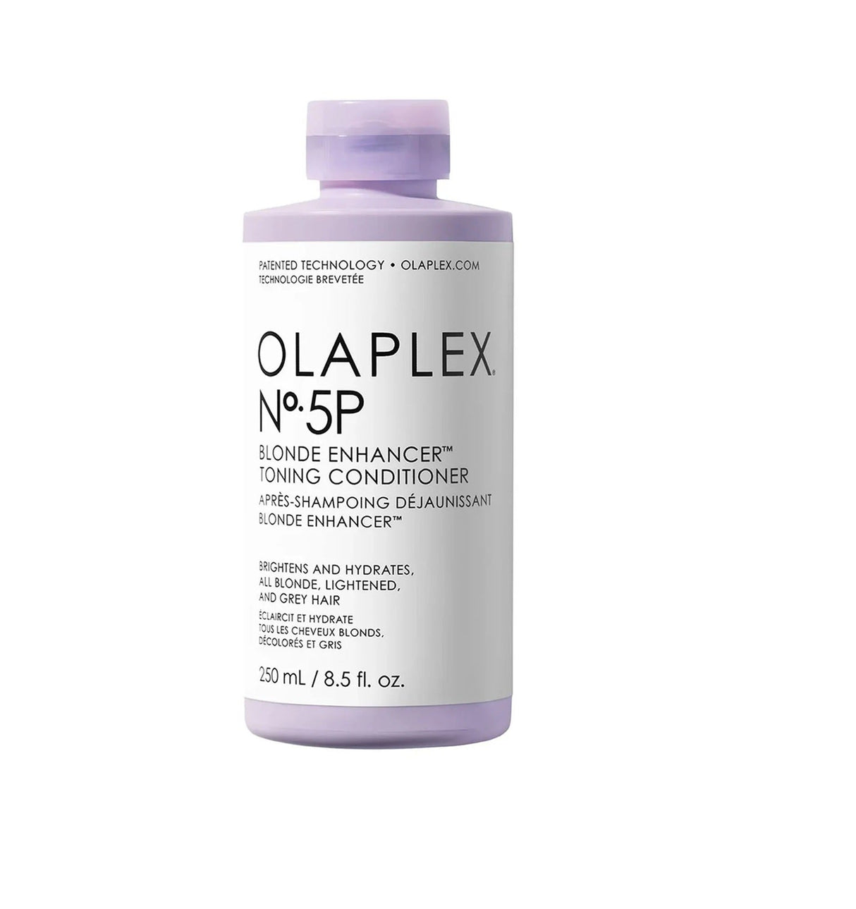 Olaplex No.5P Blonde Enhancer Toning Conditioner 250ml – Balsam Violet Profesional pentru Păr Blond sau Gri, cu Tehnologie Bond-Building™
