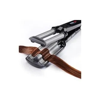 Ondulator De Păr Profesional BabylissPro 3D Wave 19mm, Triplu Multifunctional