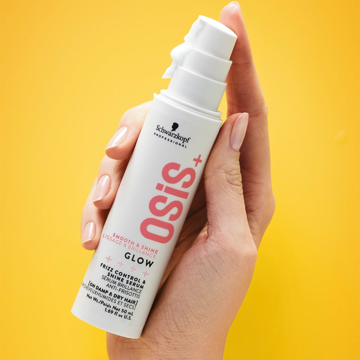 Ser Hidratant, Anti-Frizz Pentru Luciu Fără Siliconi Schwarzkopf Professional Osis Glow 50ml
