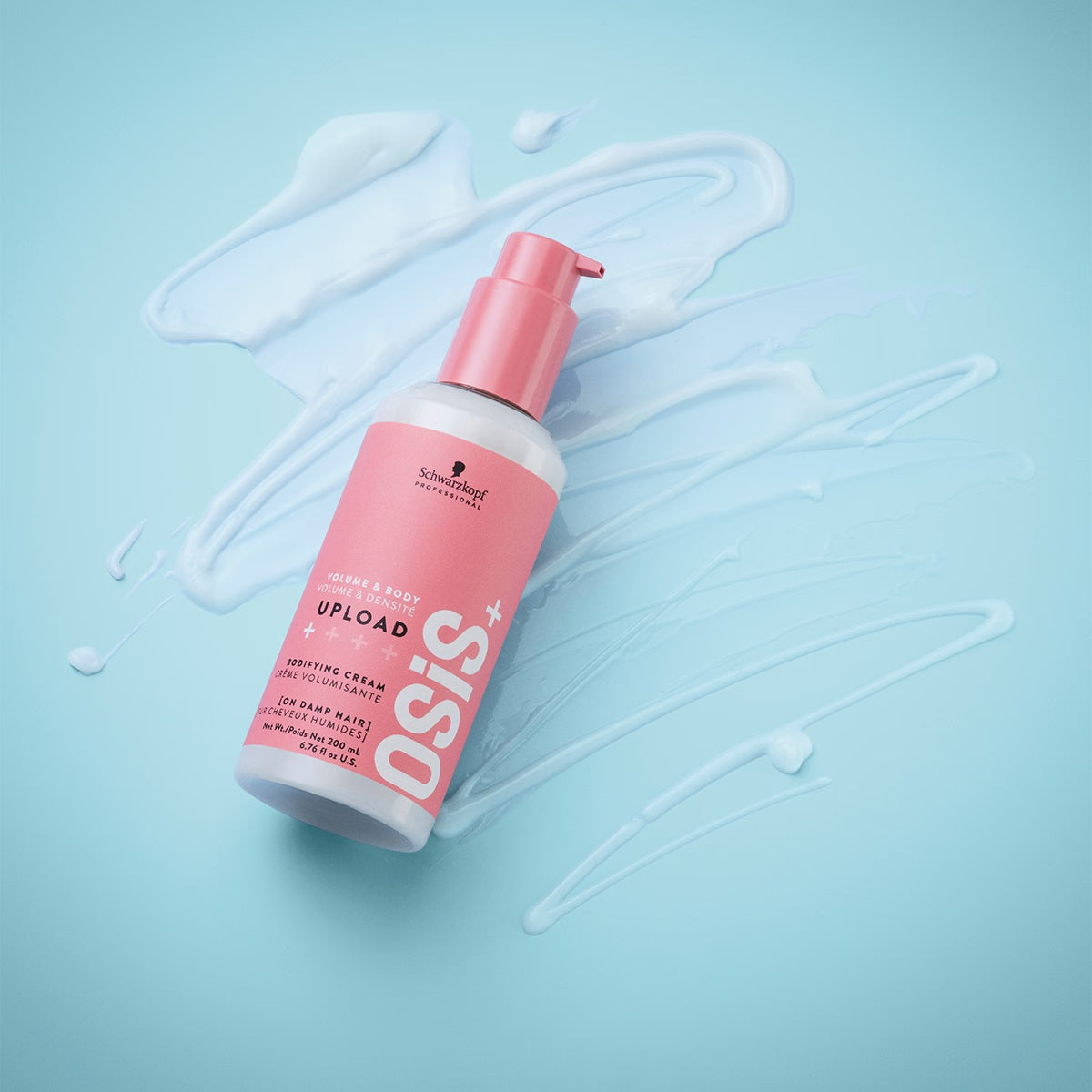 Cremă Pentru Volum Cu Protecție Termică Schwarzkopf Professional Osis Upload 200ml