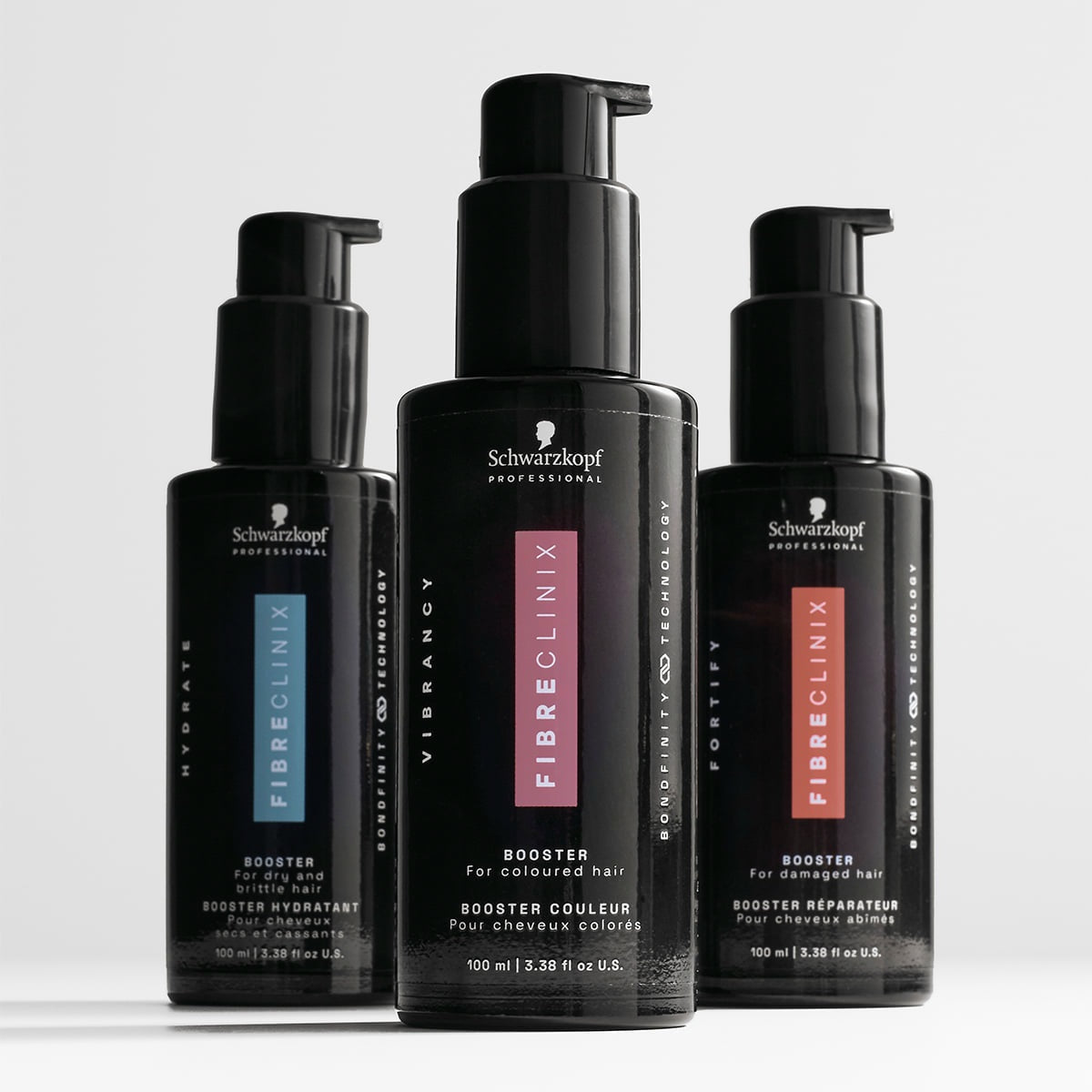 Booster Pentru Sigilarea Și Strălucirea Părului Vopsit Schwarzkopf Professional Bonacure Fibre Clinix Vibrancy Bondfinity 100ml