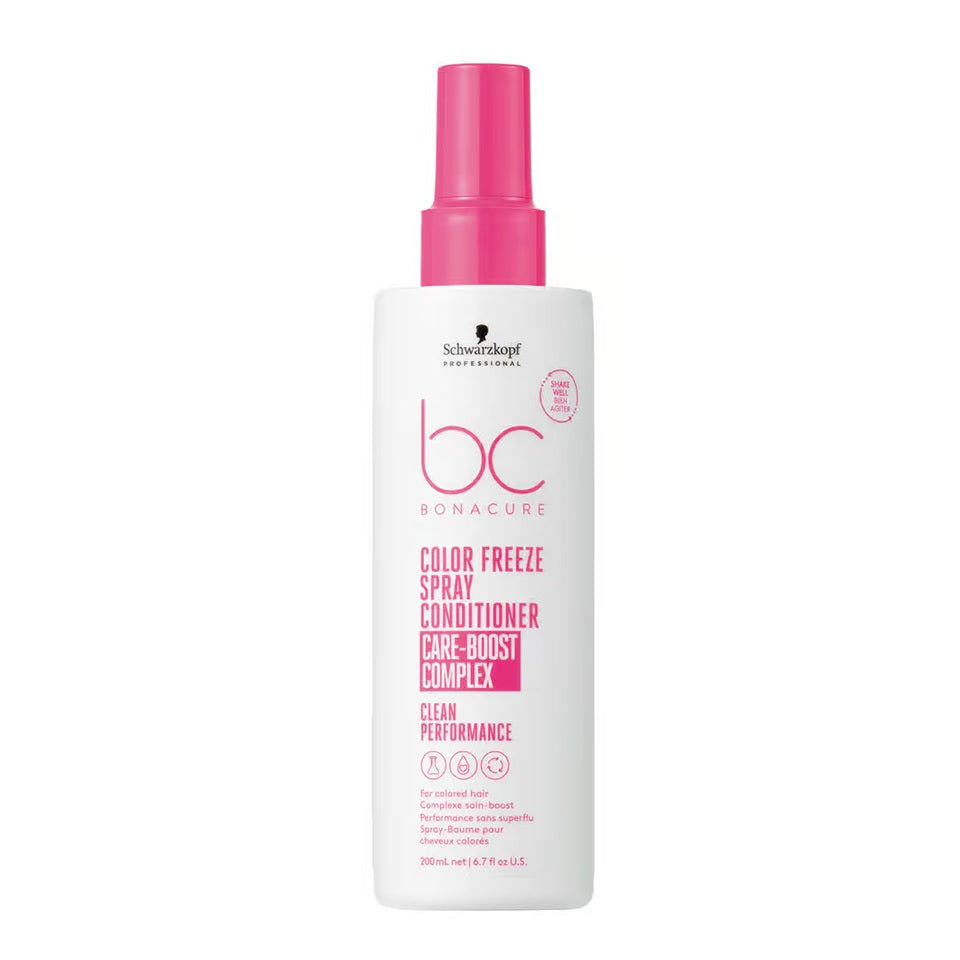 Schwarzkopf Professional BC Bonacure Color Freeze Spray Conditioner – Balsam Spray Profesional Fără Clătire, pH 4.5, pentru Protecția Culorii Părului Vopsit