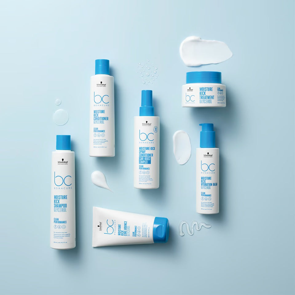 Schwarzkopf Professional BC Bonacure Moisture Kick Spray Conditioner – Balsam Leave-in Profesional pentru Păr Uscat, Deshidratat sau Cret, cu Hidratare Instantă și Descurcare Imediată