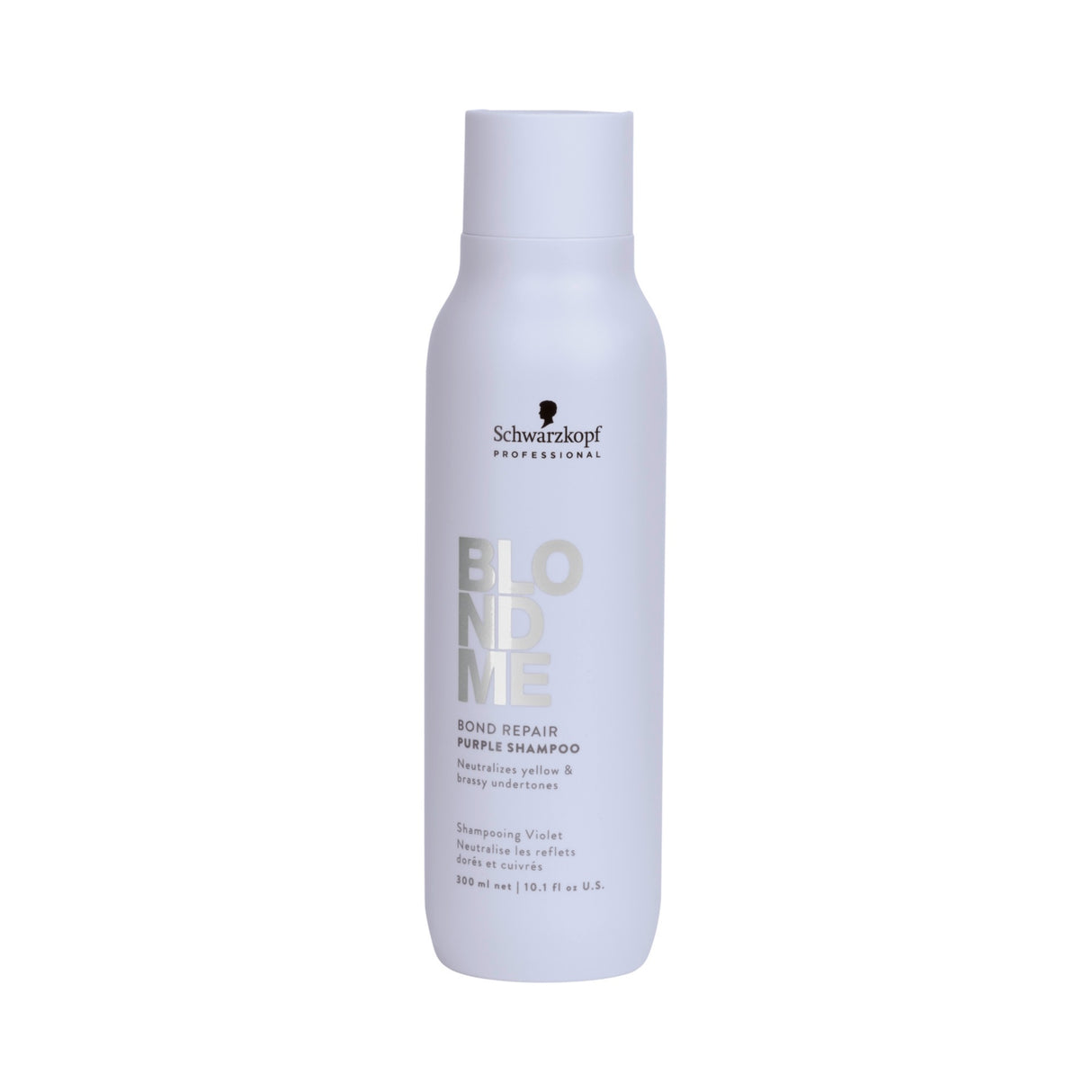 Șampon Mov Neutralizant Schwarzkopf BLONDME Bond Repair – Anti-Galben, Reparare și Claritate pentru Părul Blond
