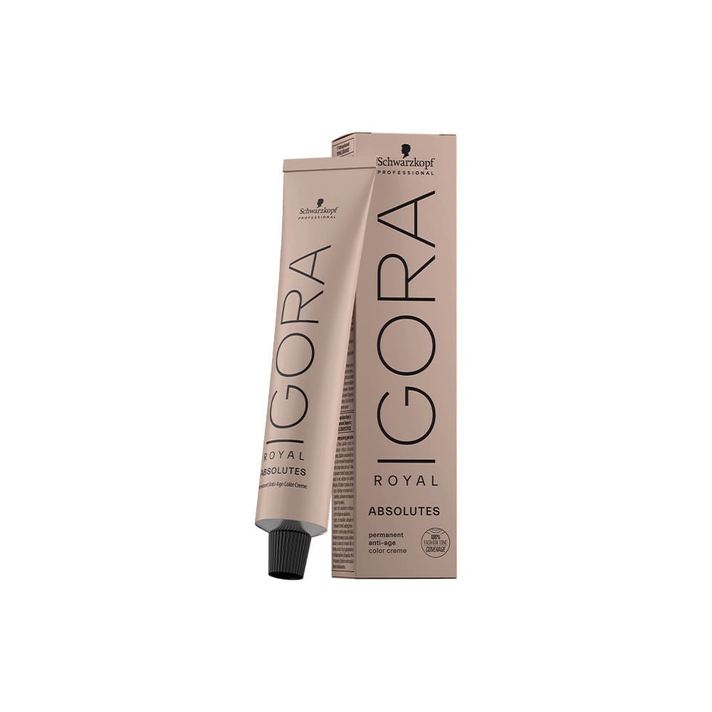 Schwarzkopf Professional Igora Royal Absolutes SilverWhite Vopsea de Păr Permanentă 60ml Reflexii Argintii și Culoare Durabilă