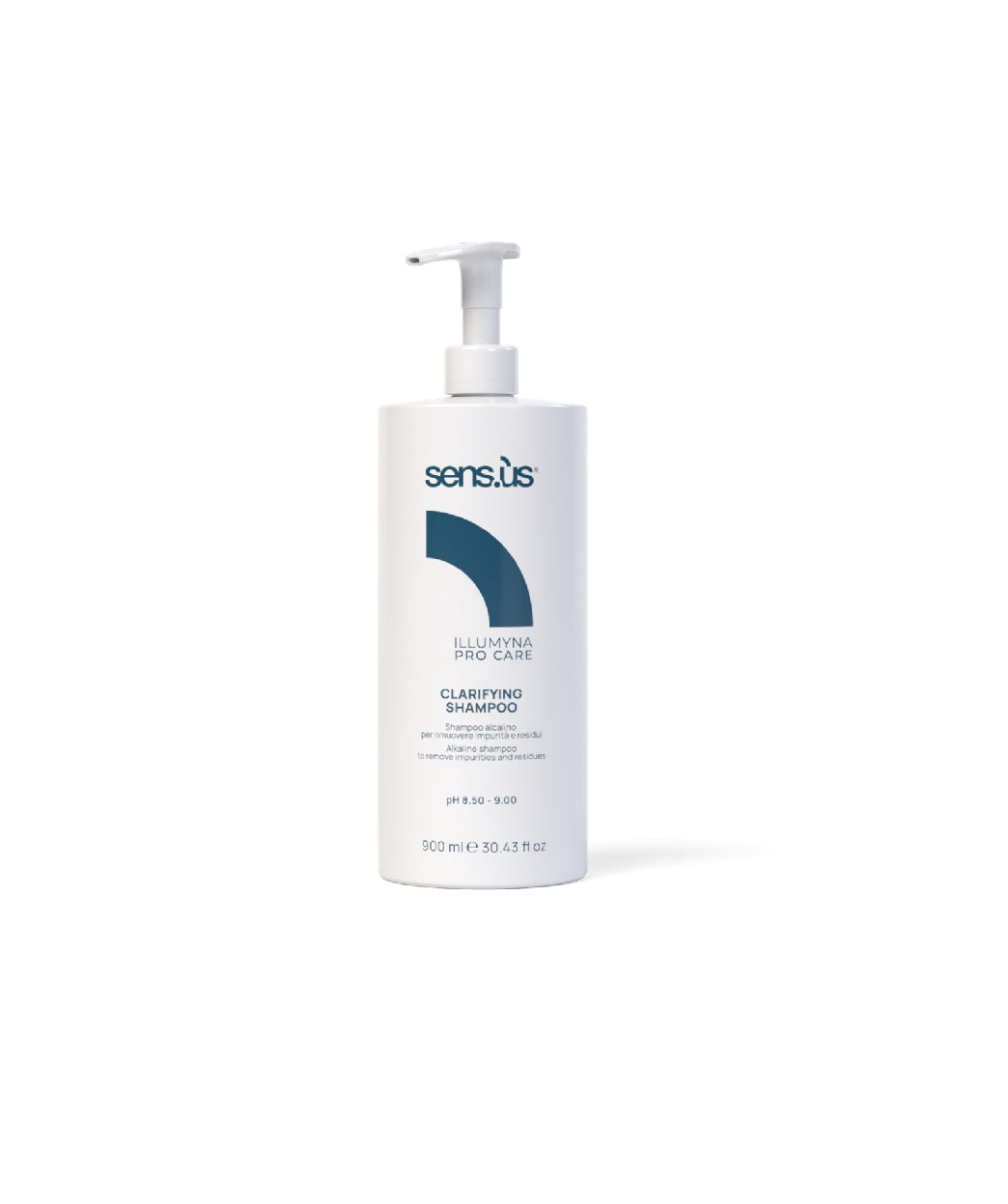 Sensus Illumyna Pro Care Șampon Priming Alcalin 900ml – Detoxifiere profundă și pregătire profesională pentru tratamente