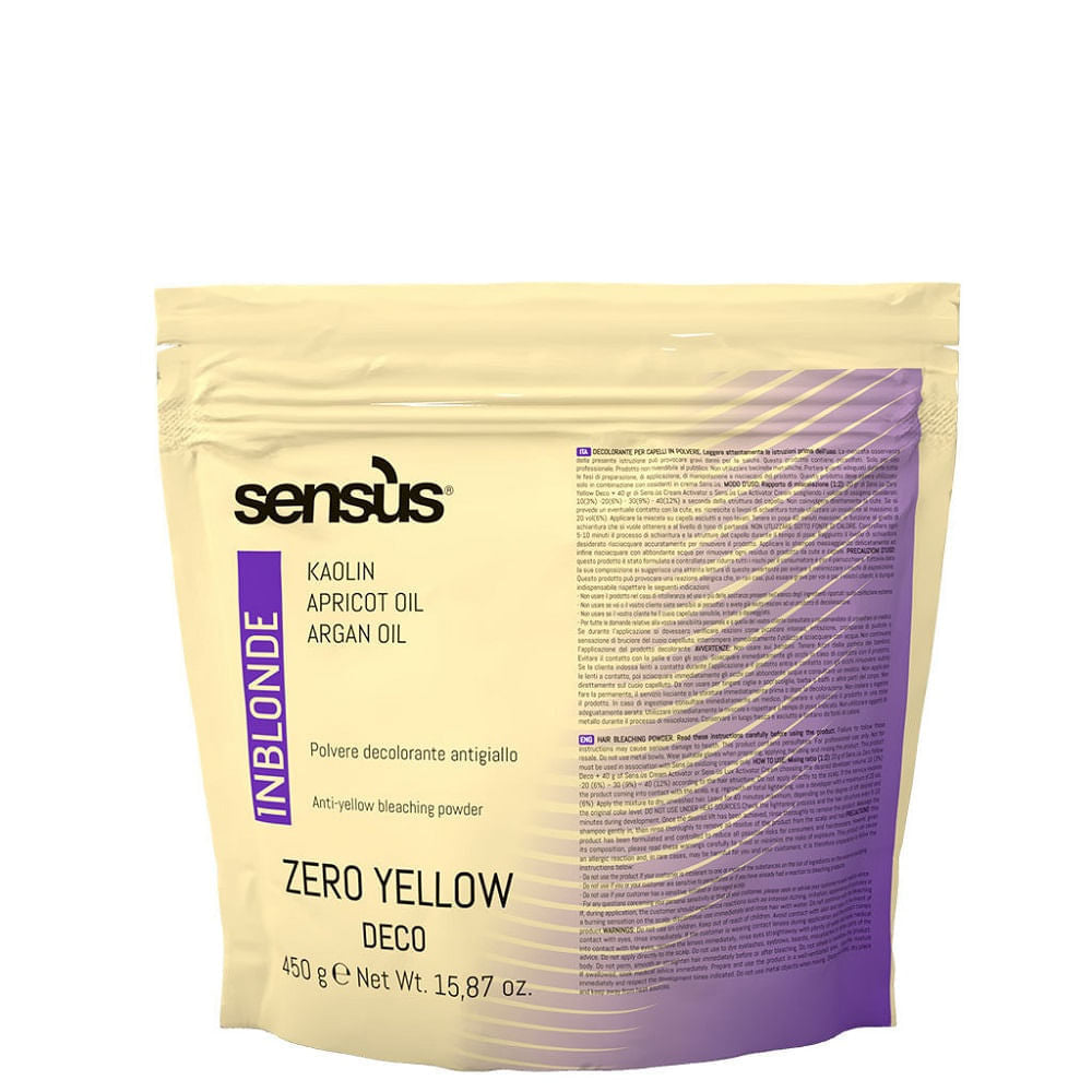 Sensus InBlonde Zero Yellow Pudră Decolorantă Violet