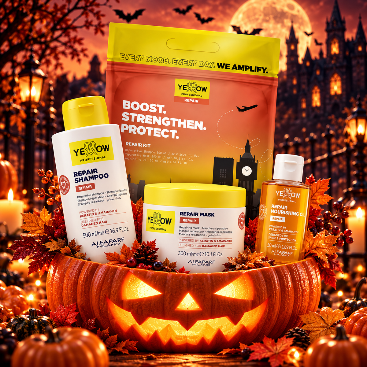 Yellow Pro Holiday Kit Repair Reparare Intensă