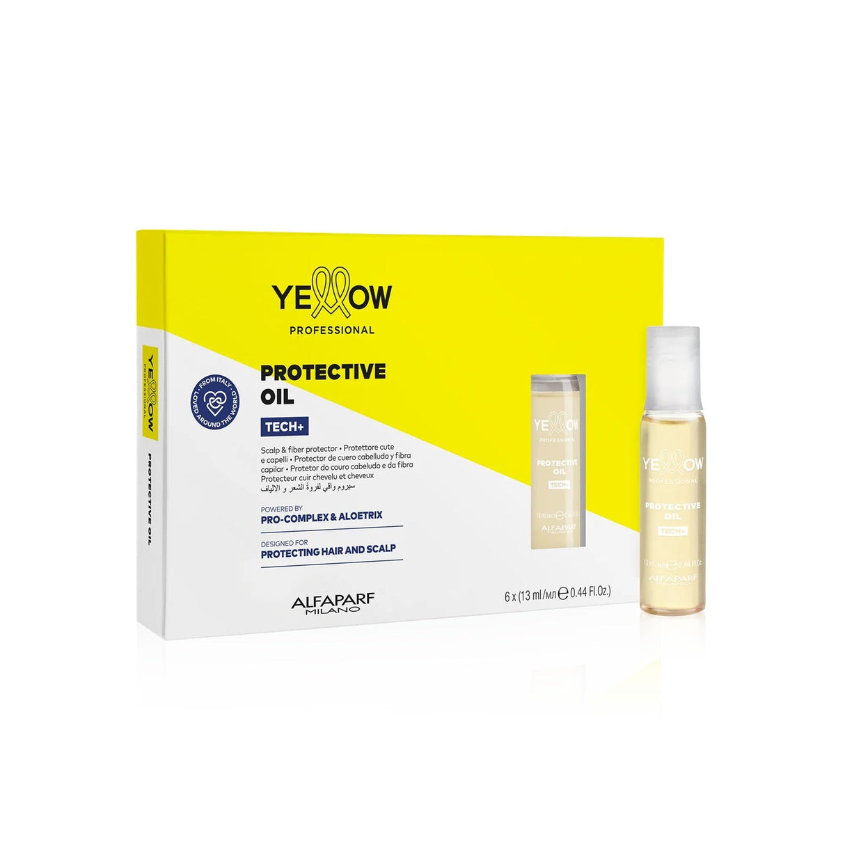 Yellow Professional Ulei Protector pentru Scalp și Păr În Timpul Vopsirii sau a Decolorării 6x13 ml