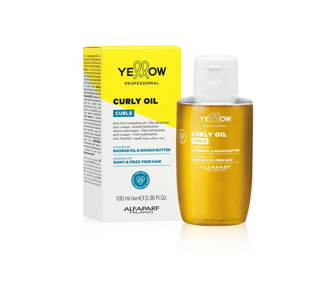 Yellow Professional Curls Ulei Leave In Hidratant Pentru Păr Creț Hidratare