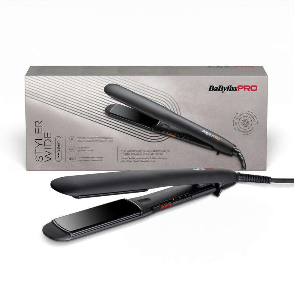 BaBylissPRO Wide Styler placă profesională de îndreptat și ondulat părul 38mm