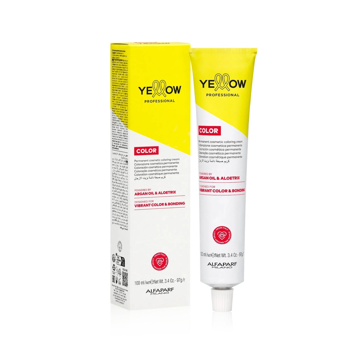 Yellow Color Vopsea de Păr Permanentă 100ml