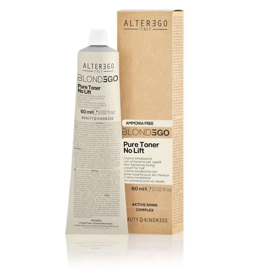AlterEgo Blondego Pure Toner No Lift Vopsea De Par Semipermanentă 60ml Pentru Păr Decolorat