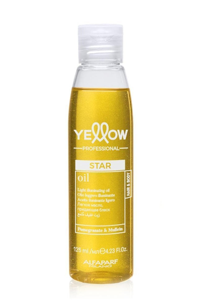 Yellow Nutritive Oil 125ml – Ulei Nutritiv pentru Hidratare Intensă Strălucire și Control Anti-Frizz - Păr