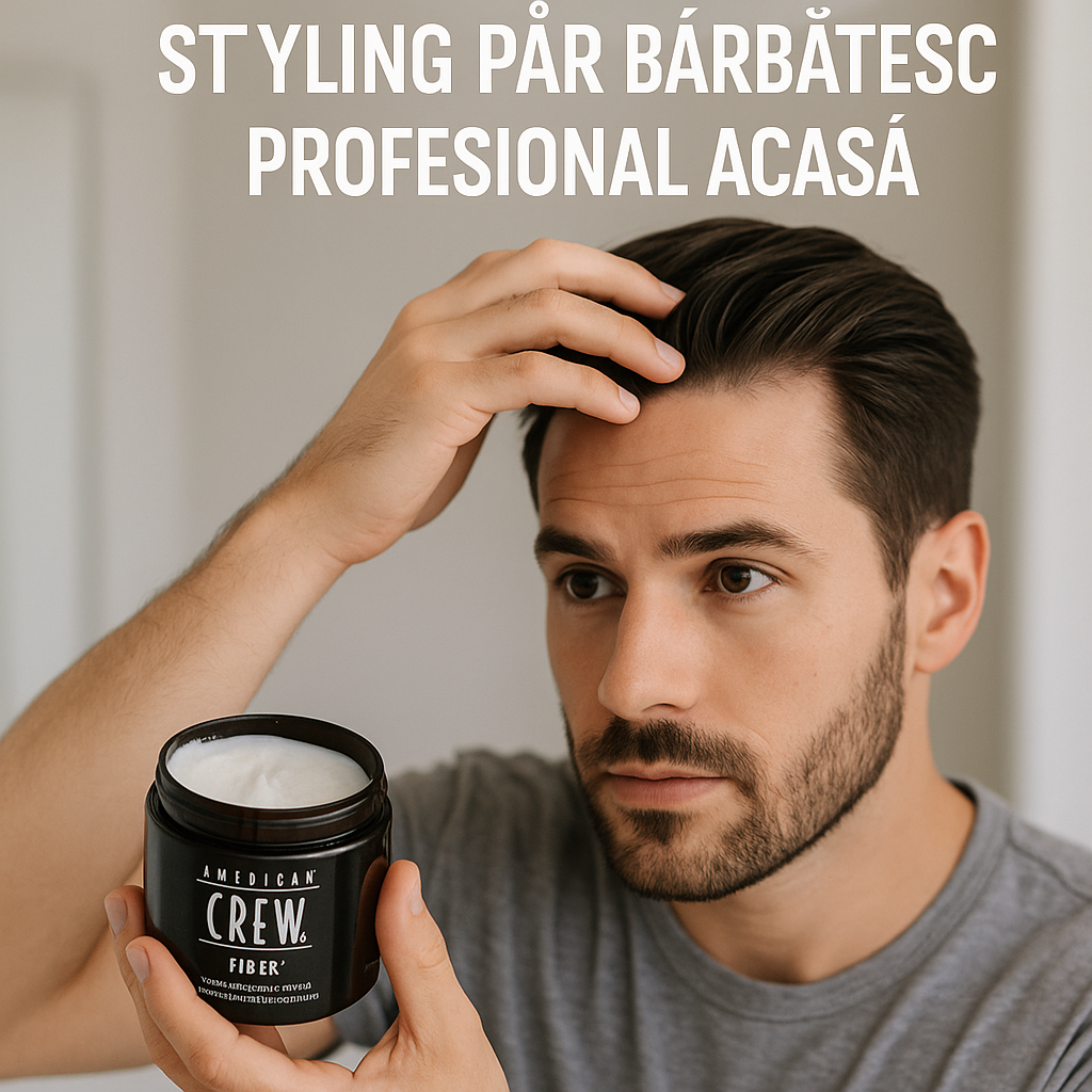 American Crew: Styling Păr Bărbătesc Profesional Acasă