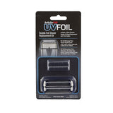 Set Cap + Cuțit + Folie de Schimb BabylissPro Double FoilFX02 UV – Compatibil FXLRF2, Titan