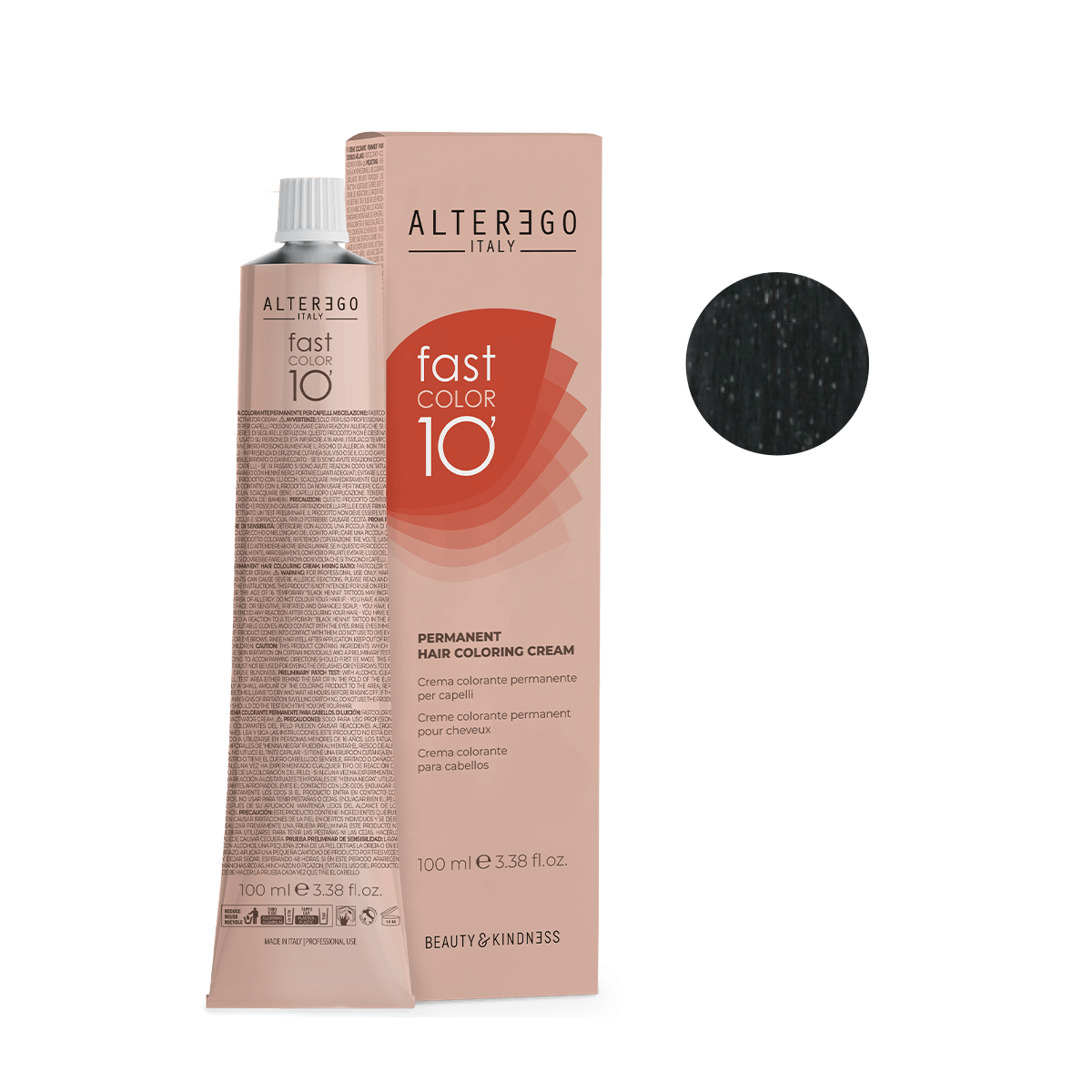 AlterEgo Fast Color 10 Min Vopsea Păr Permanentă 100ml  - Acoperire 100%