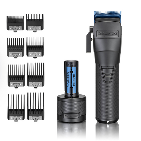 Mașină de Tuns Profesională Babyliss Pro FXONE ALL-METAL Black Cu Baterie Interschimbabilă Și Motor Digital N1 Cu Rulmenți Dubli RESIGILAT
