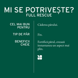 Biolage Full Rescue Invigorating Scalp Serum – Ser fortifiant pentru prevenirea căderii părului, cu ulei de rozmarin și niacinamide – 50ml