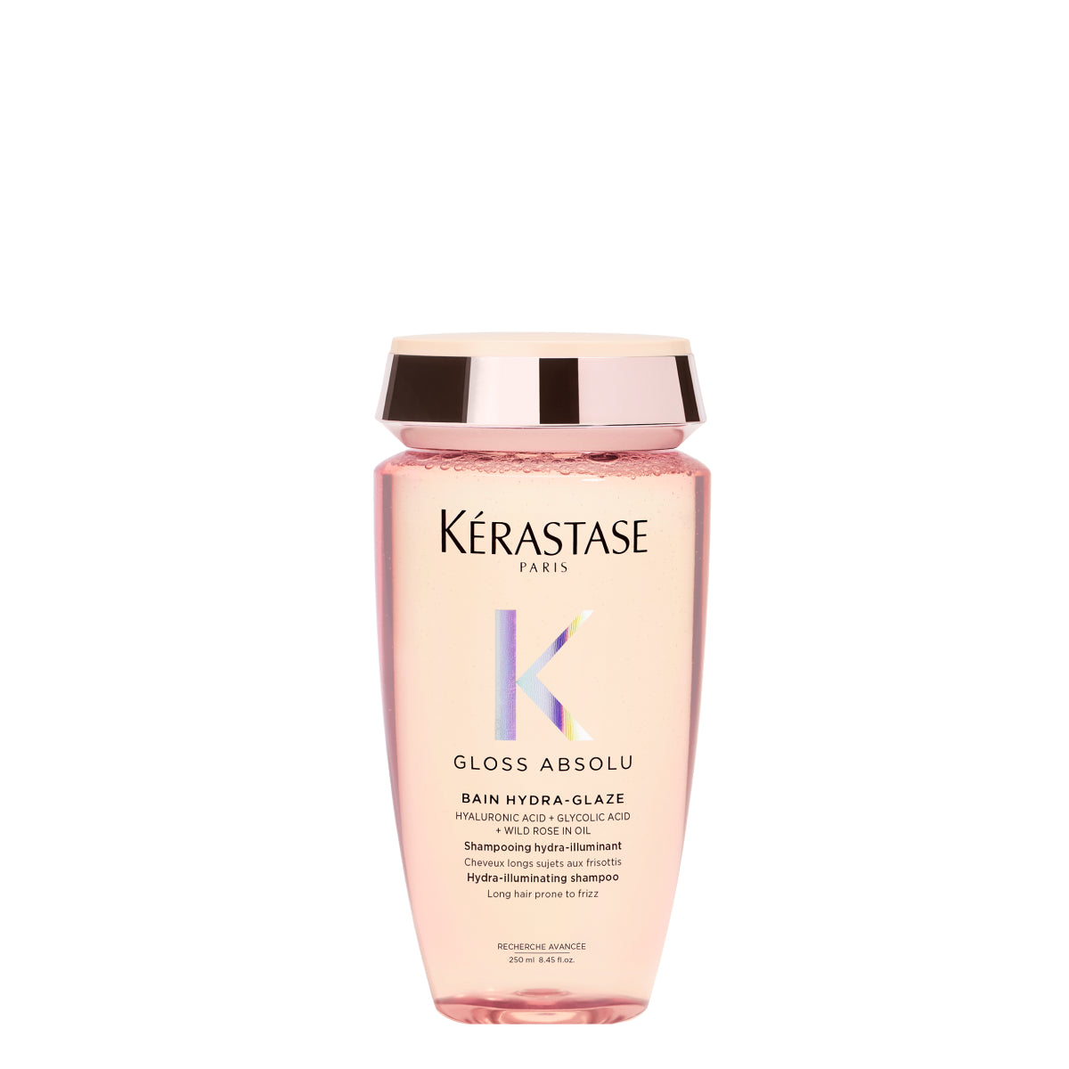 Kérastase Gloss Absolu Bain Hydra-Glaze – Șampon Hidratant Iluminator pentru Păr Lung, Predispus la Electrizare 250ml