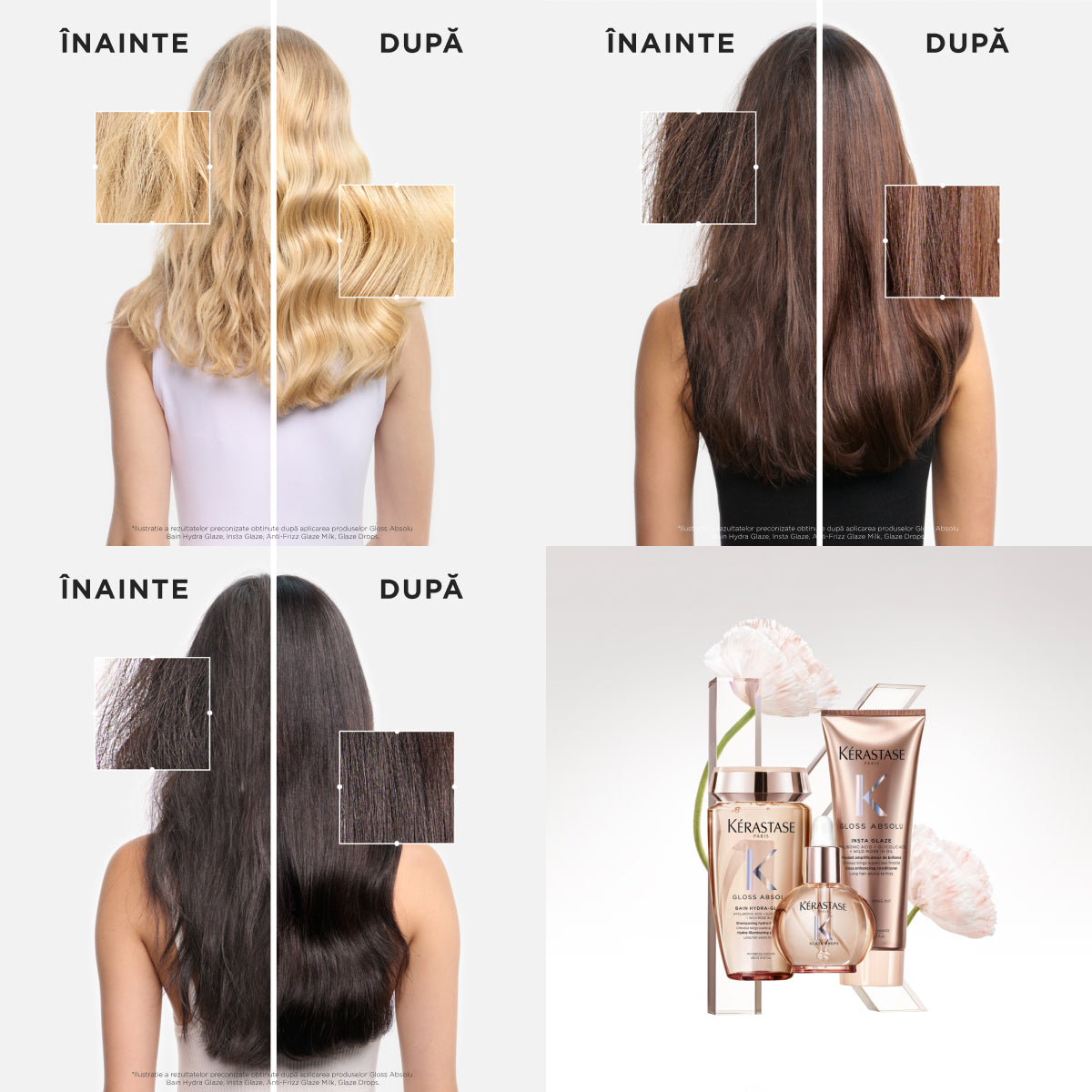 Kérastase Gloss Absolu Glaze Drops – Ulei pentru Strălucire Sublimă și Anti-Electrizare 45ml
