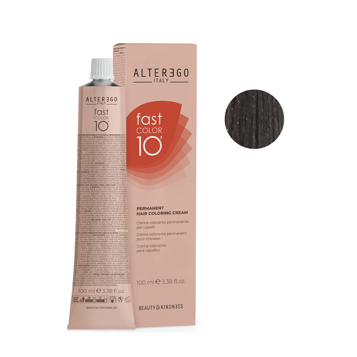 AlterEgo Fast Color 10 Min Vopsea Păr Permanentă 100ml  - Acoperire 100%