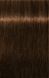 Nuanță de păr ciocolatiu intens cu reflexii calde și luciu natural, ideală pentru colorare profesională