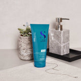 Alfaparf Milano Semi di Lino Curls Hydrating Co-Wash 200ml – Cremă de Curățare Fără Spumă pentru Buclé Hidratate, Elastice și Fără Frizz