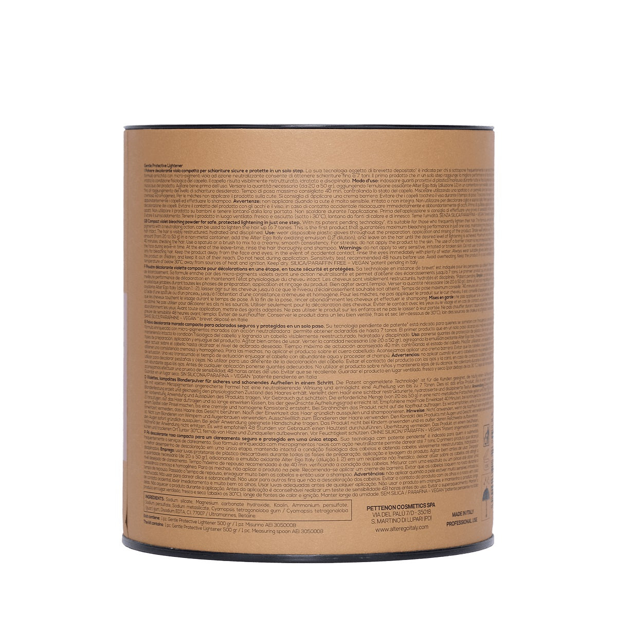 Pudră Decolorantă Delicata AlterEgo Blondego Gentle Protective Lightener- Deschidere Până la 7 Tonuri 500g