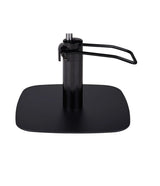 Ayala Holly C1 P-7 Scaun de Coafor Negru cu Cusături Fine Negre și Bază Pătrată Neagră