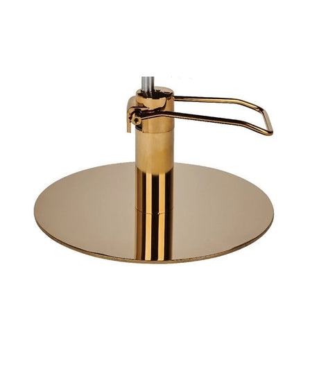 Ayala Holly G1 P-7 Scaun de Coafor Negru cu Cusături Fine și Bază Rotundă Aurie