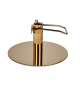 Ayala Lea G1 P-7 Scaun de Coafor Negru cu Bază Rotundă Aurie