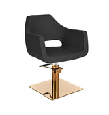 Ayala Marea G1 P-7 Scaun de Coafor cu Bază Pătrată Aurie